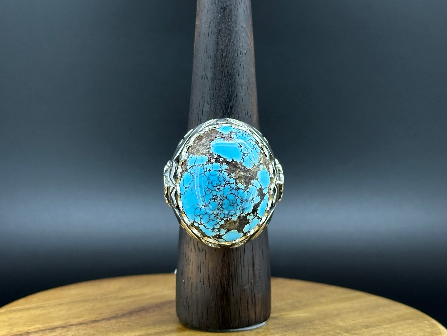 Persian Turquoise (Neighbour Firoooza) Men Ring