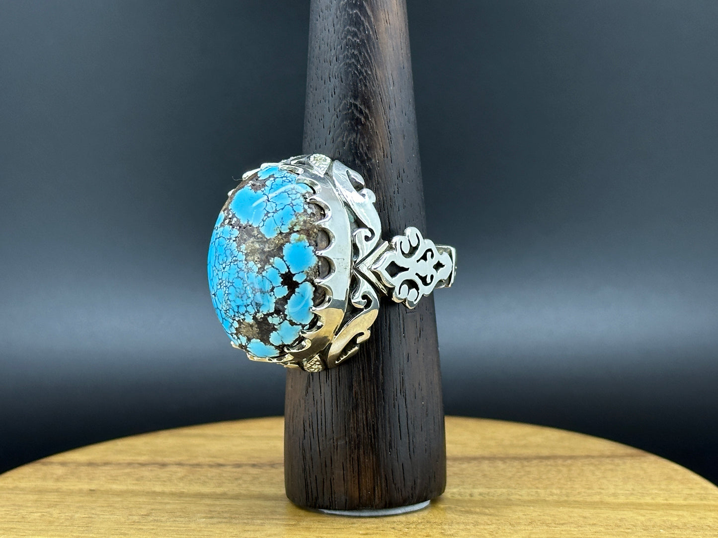 Persian Turquoise (Neighbour Firoooza) Men Ring