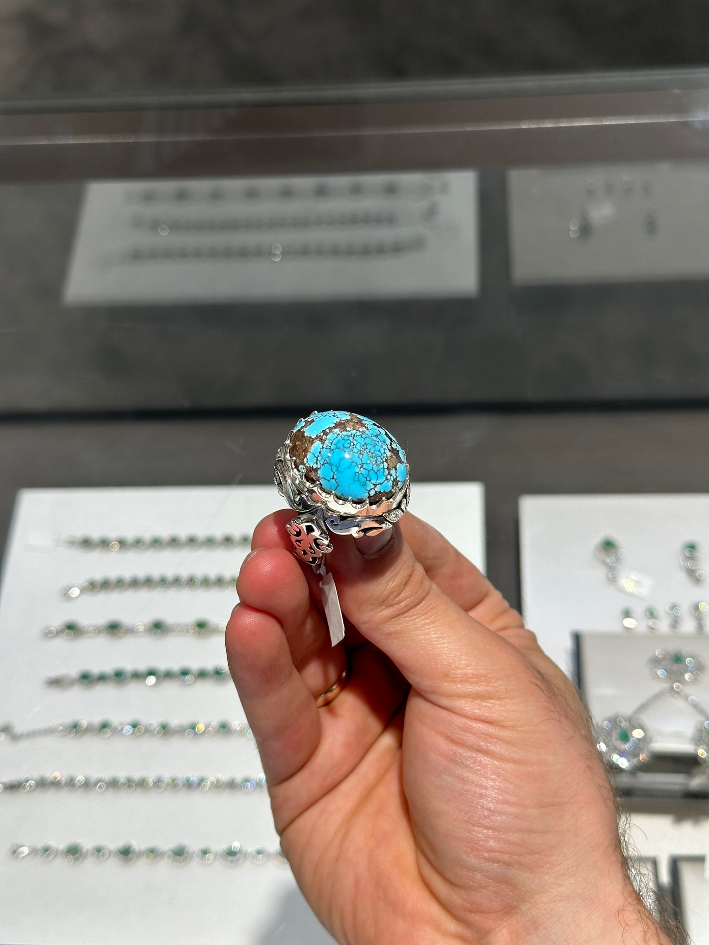 Persian Turquoise (Neighbour Firoooza) Men Ring