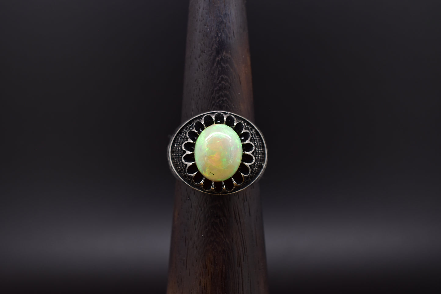 Opal Silver ring