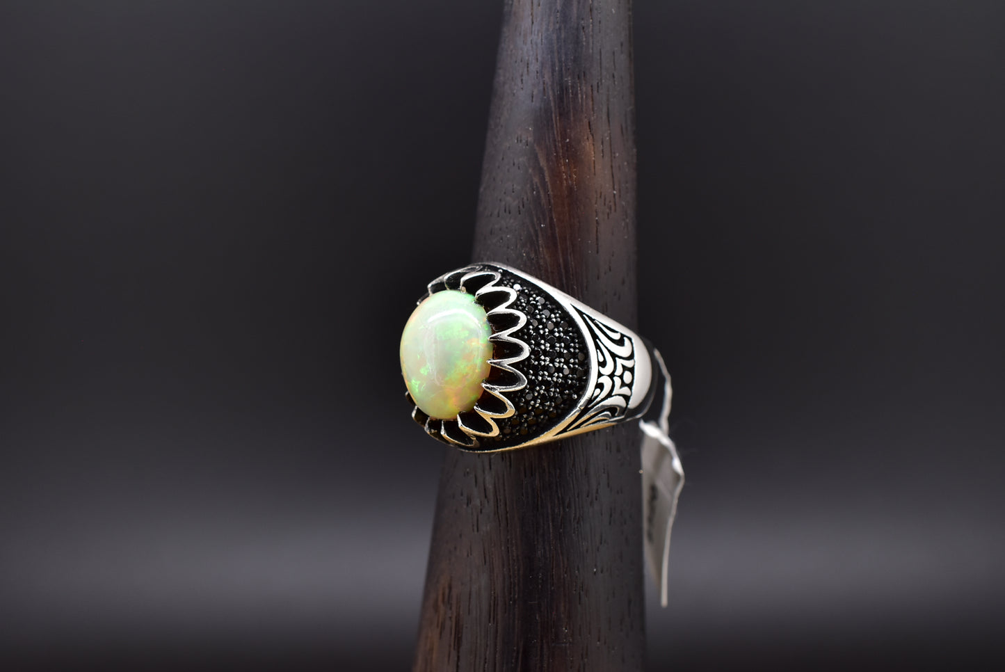 Opal Silver ring