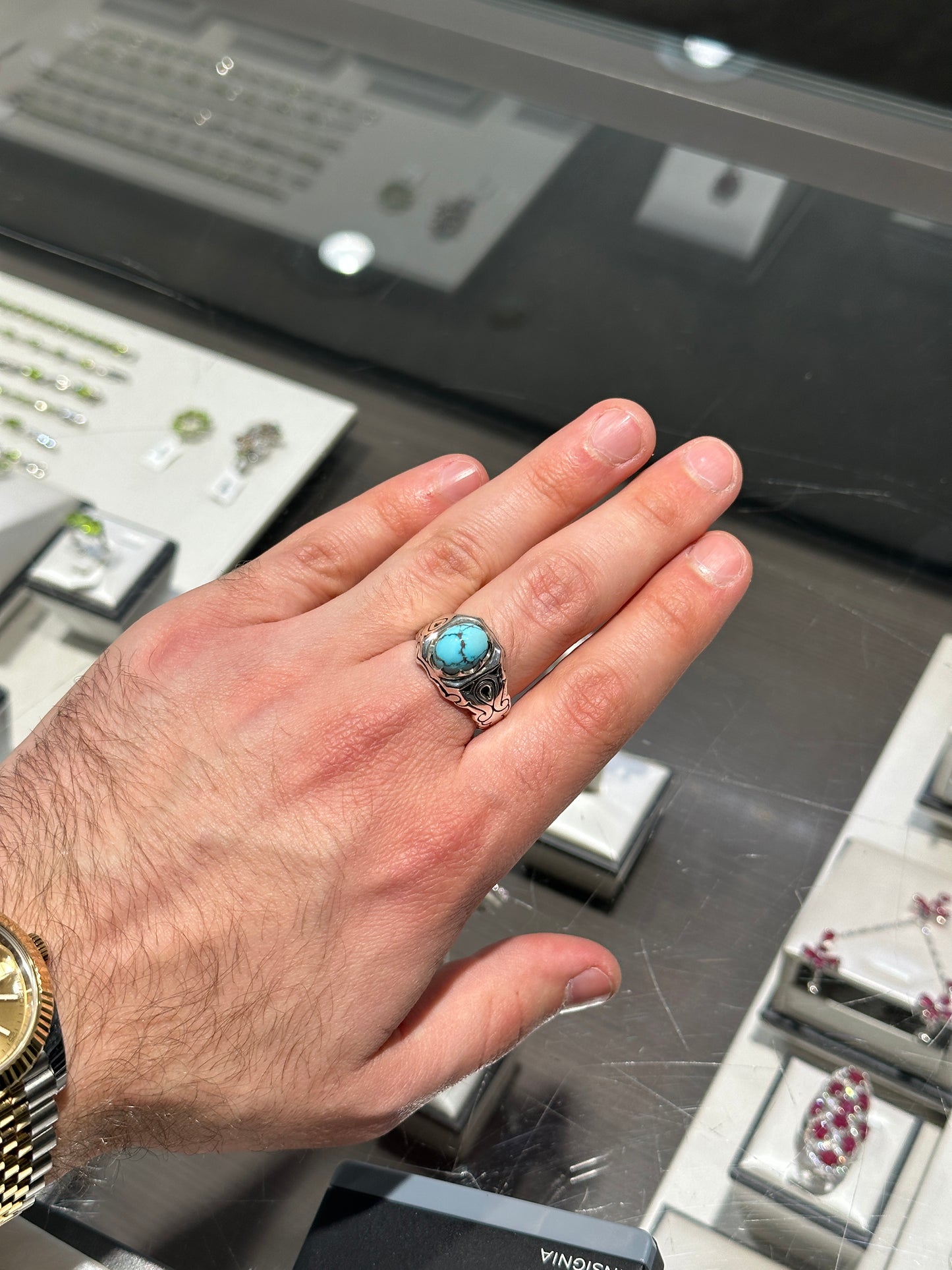 Turquoise Silver Ring