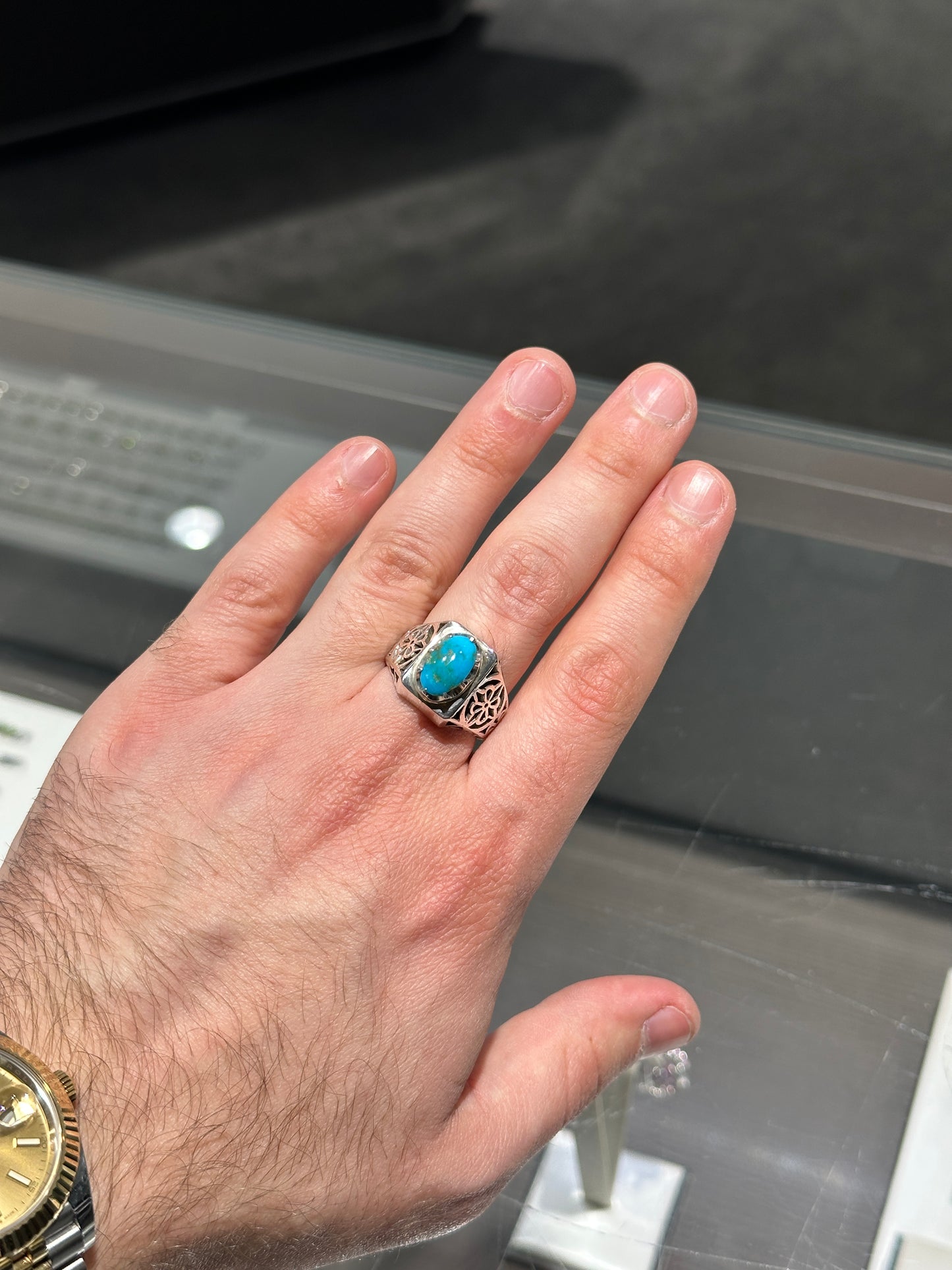 Turquoise Silver Ring