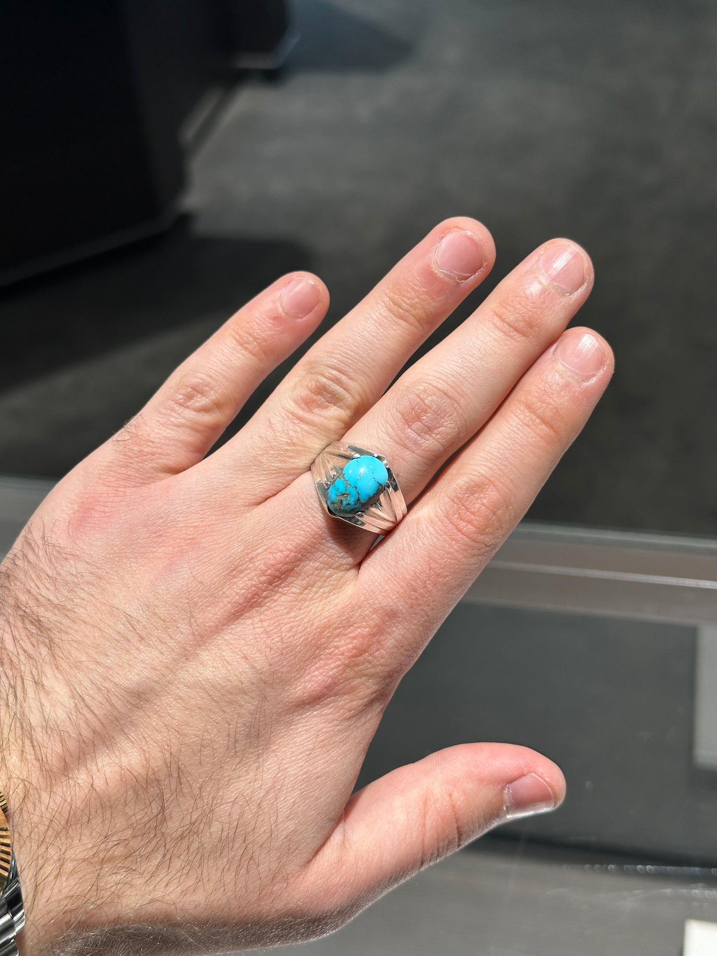 Turquoise Silver Ring
