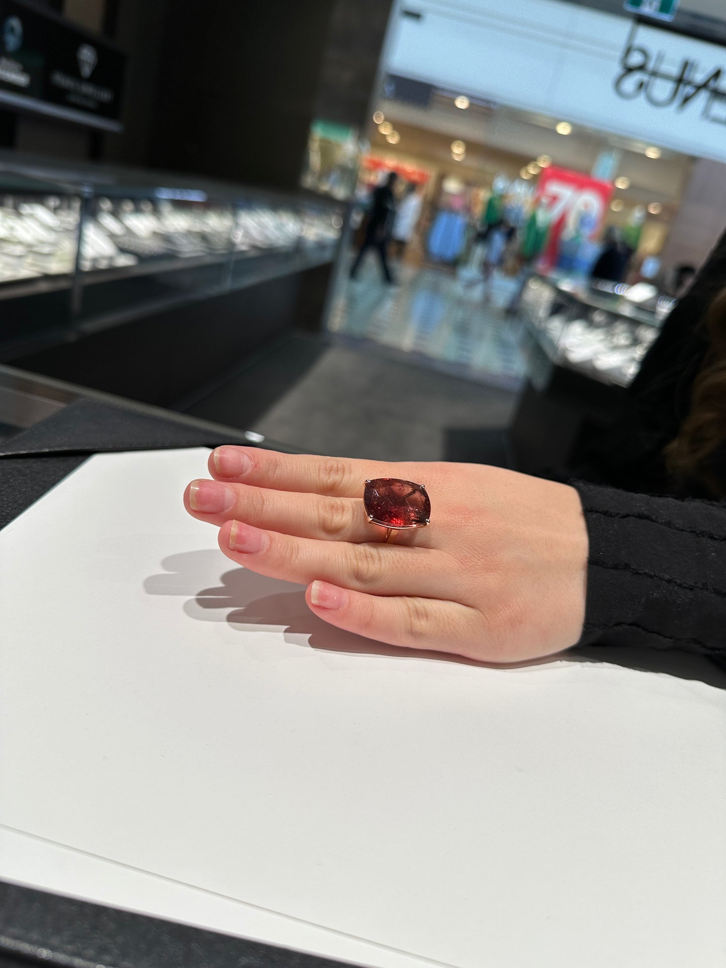 Tourmaline Gold Ring