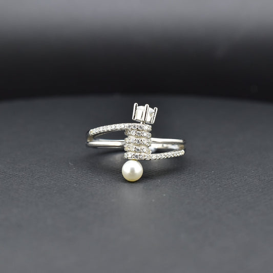 Pearl Silver Ring