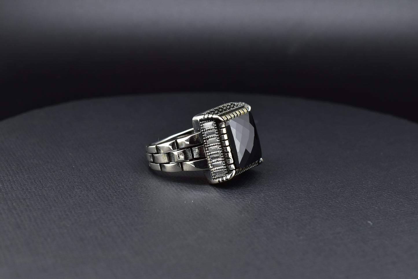 Onyx Silver Ring