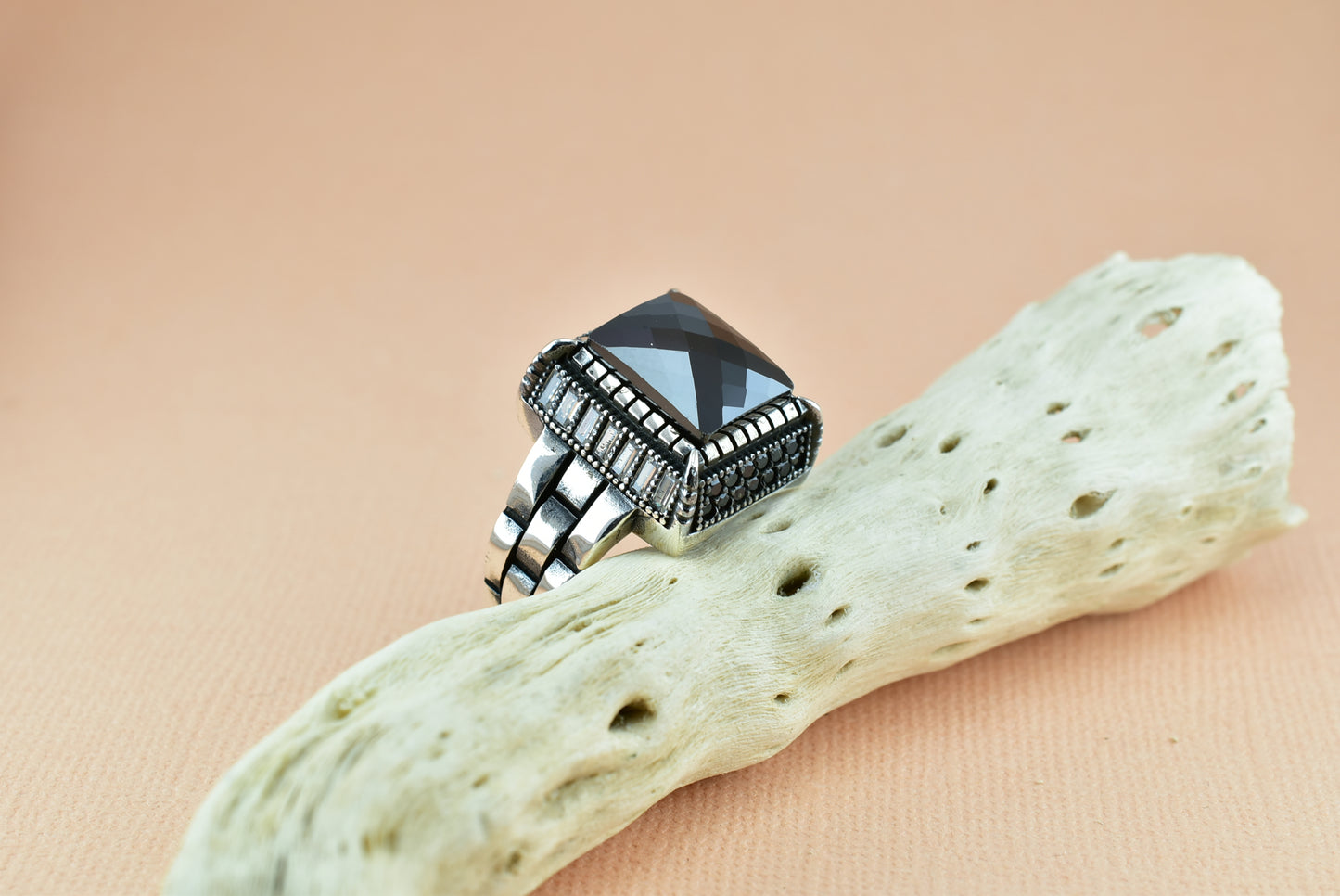 Onyx Silver Ring