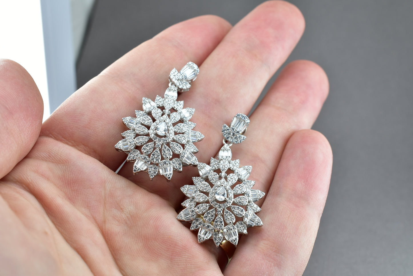 Cz Silver Earrings