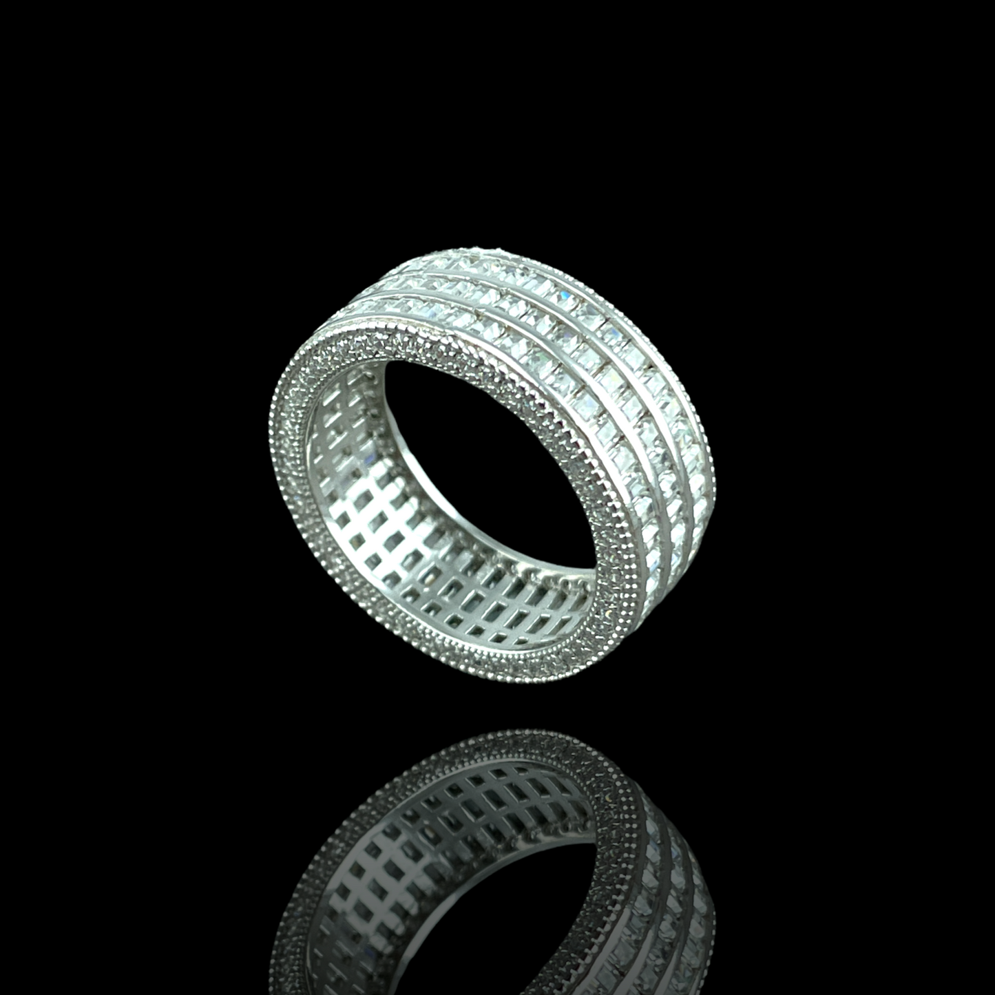 Zirconium infinity ring