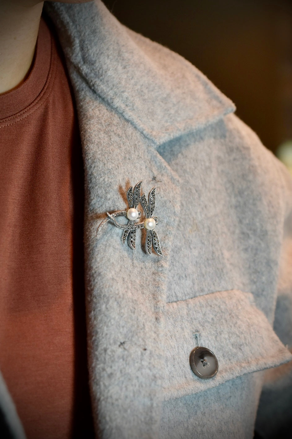 Firefly brooch