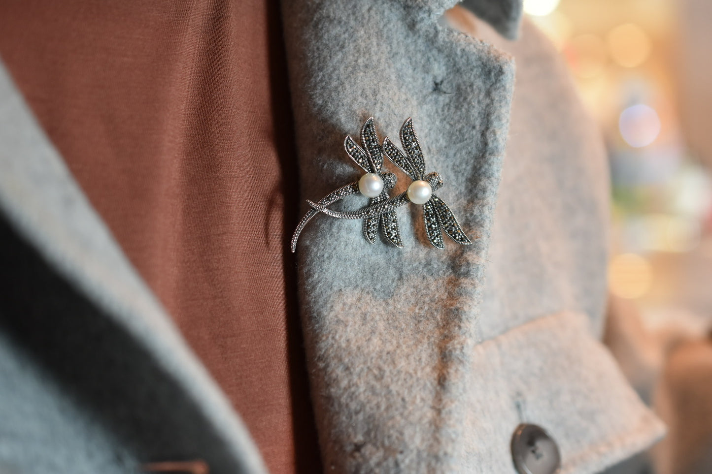 Firefly brooch