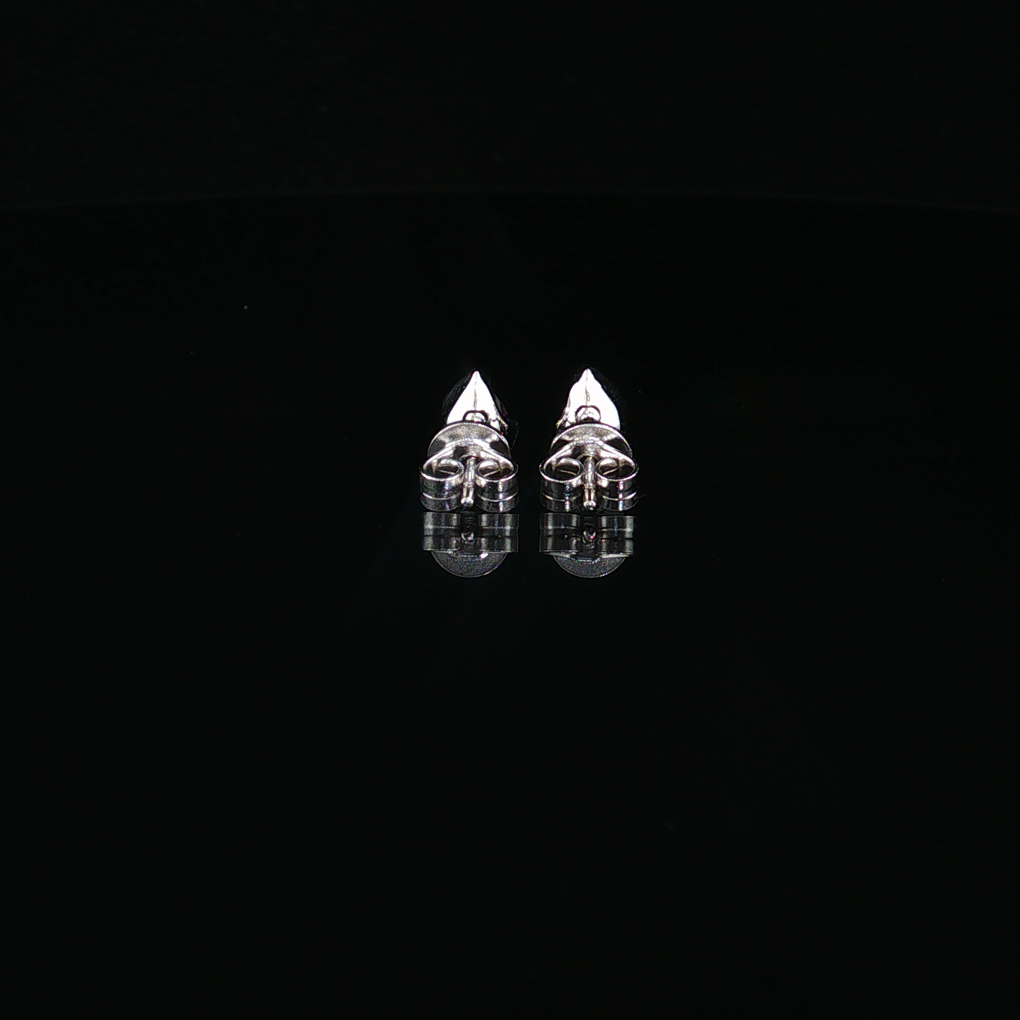Pear-Shaped Amethyst Stud Earrings in Premium Sterling silver