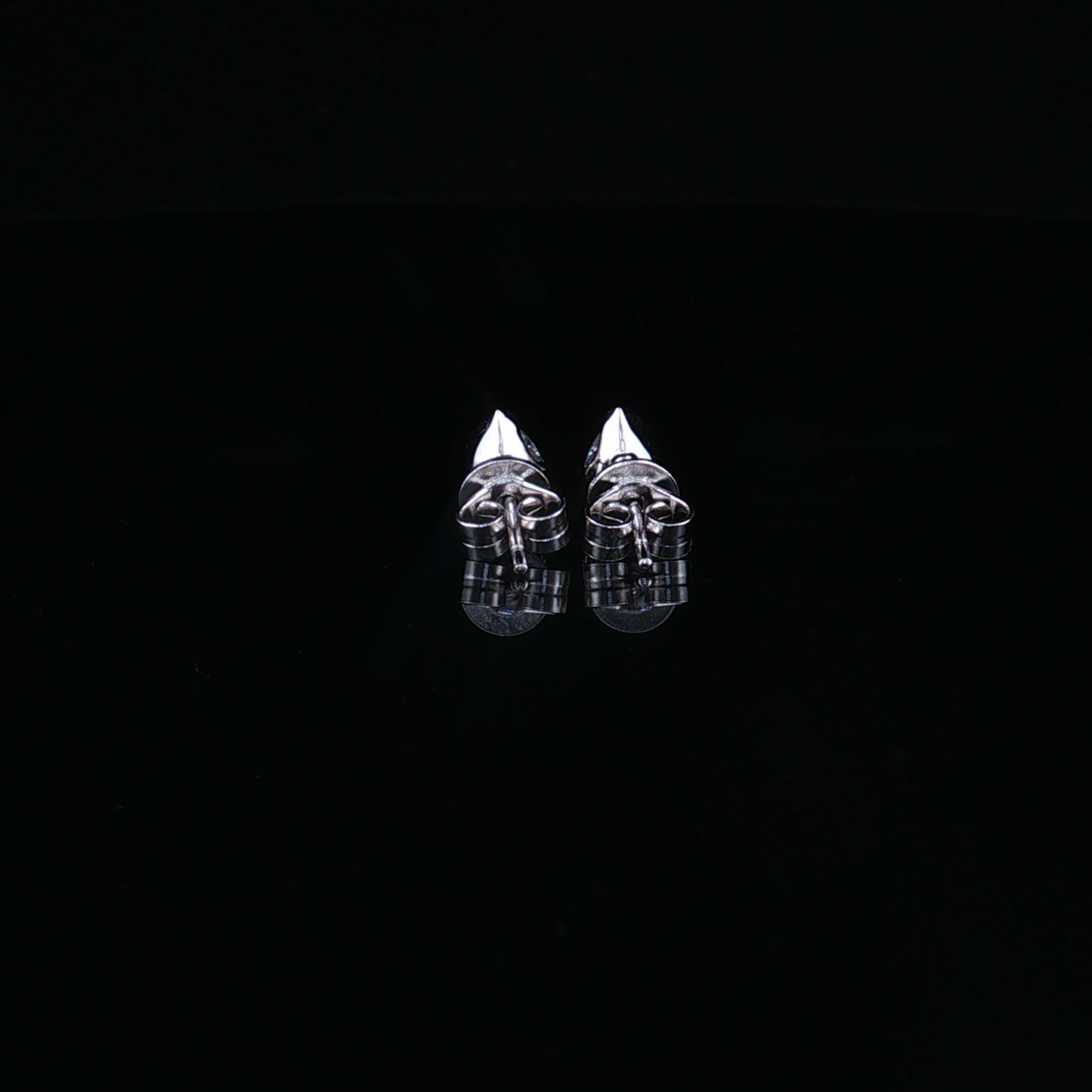 Premium sterling silver Pear-Cut Zirconia Stud Earrings