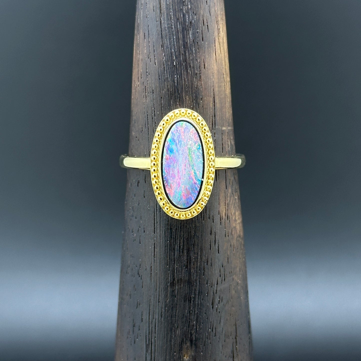 Opal Gold Ring