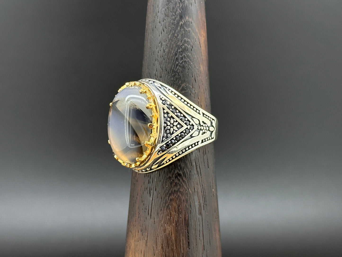 Sulemani Agate men ring