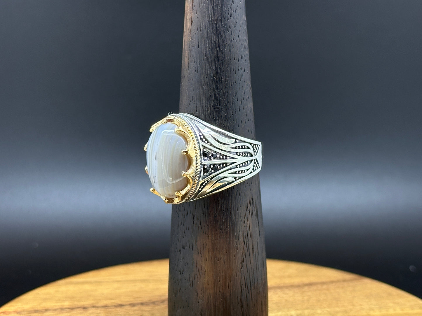 Sulemani Agate men ring