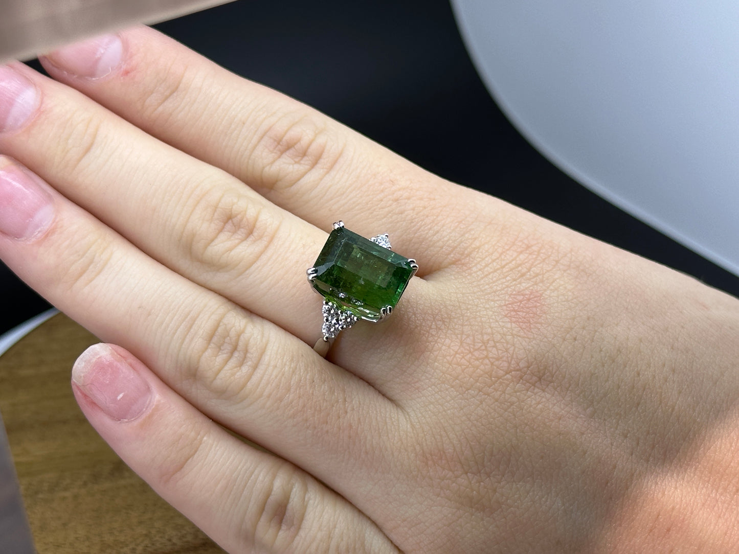 Tourmaline Gold Ring