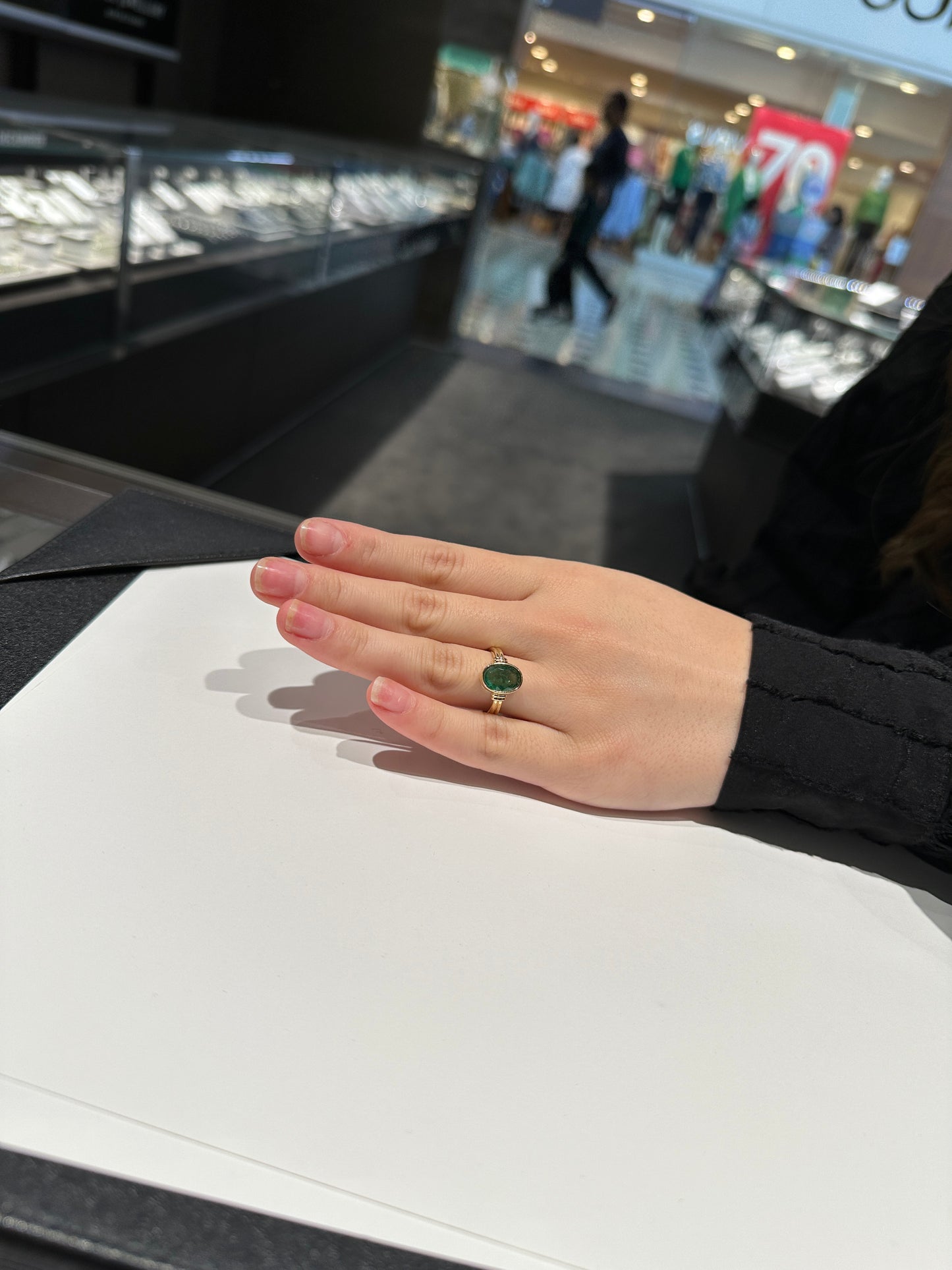 Emerald Gold Ring