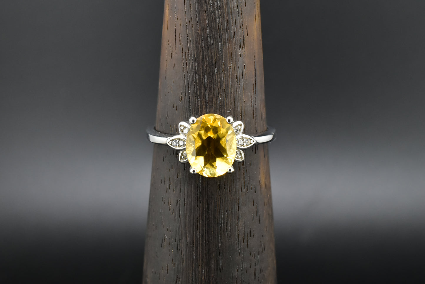 Citrine Silver Ring