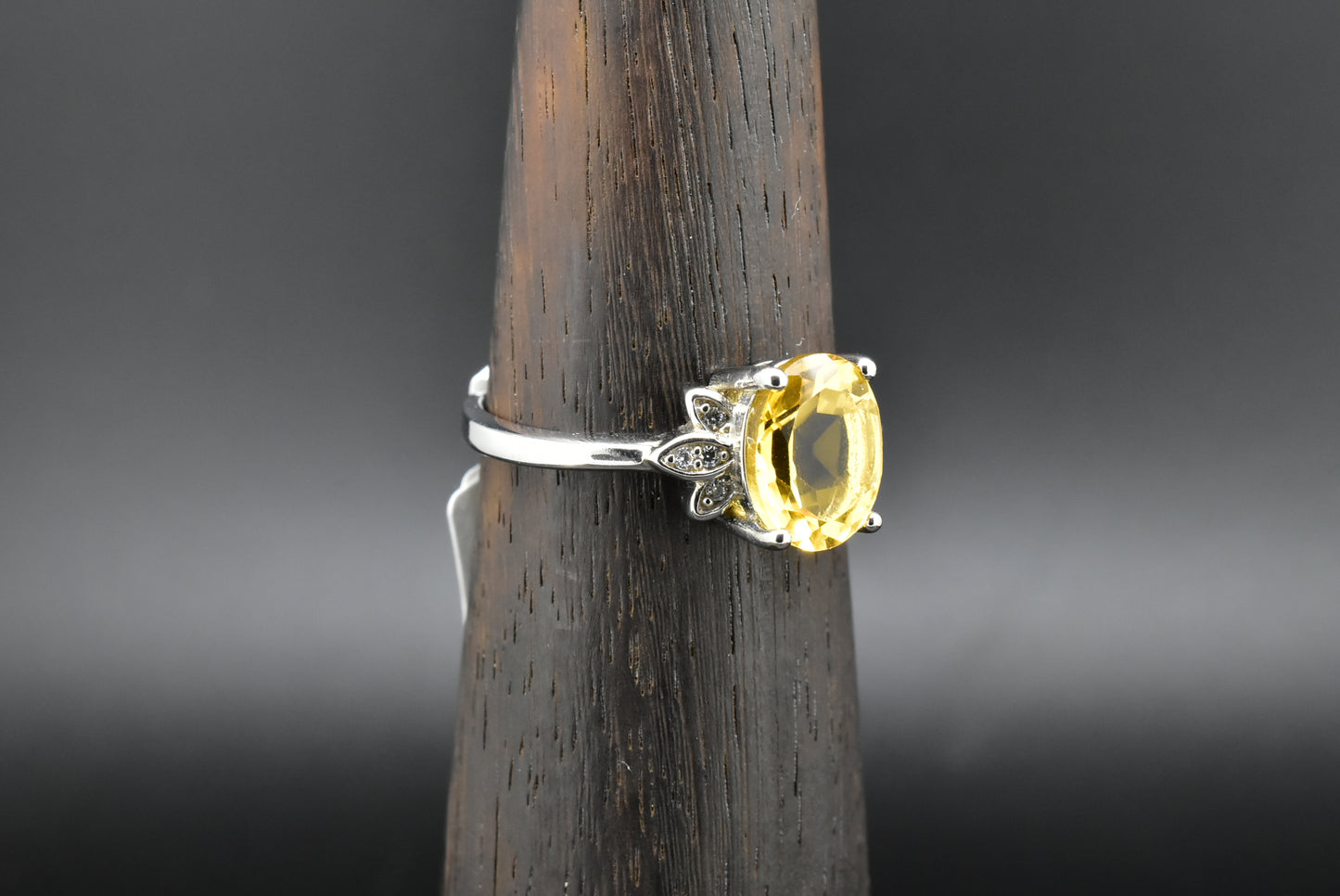 Citrine Silver Ring