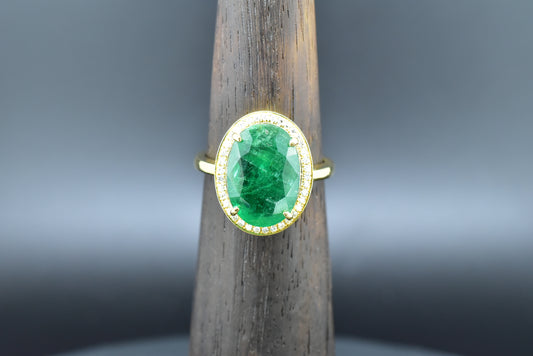 Emerald Gold Ring