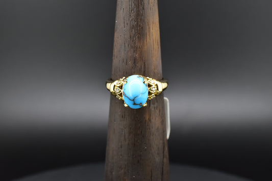 Turquoise Gold Ring