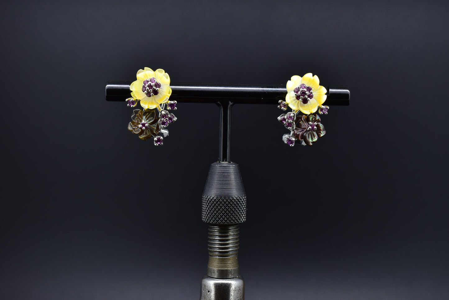 Amethyst Silver Earrings