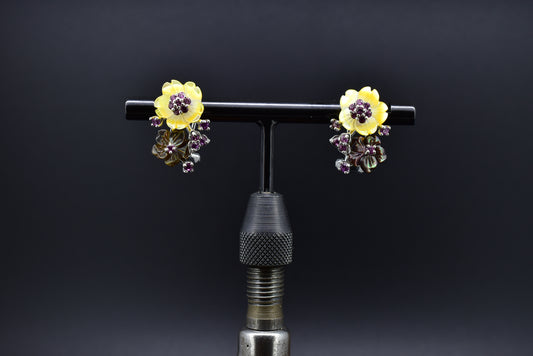 Amethyst Silver Earrings