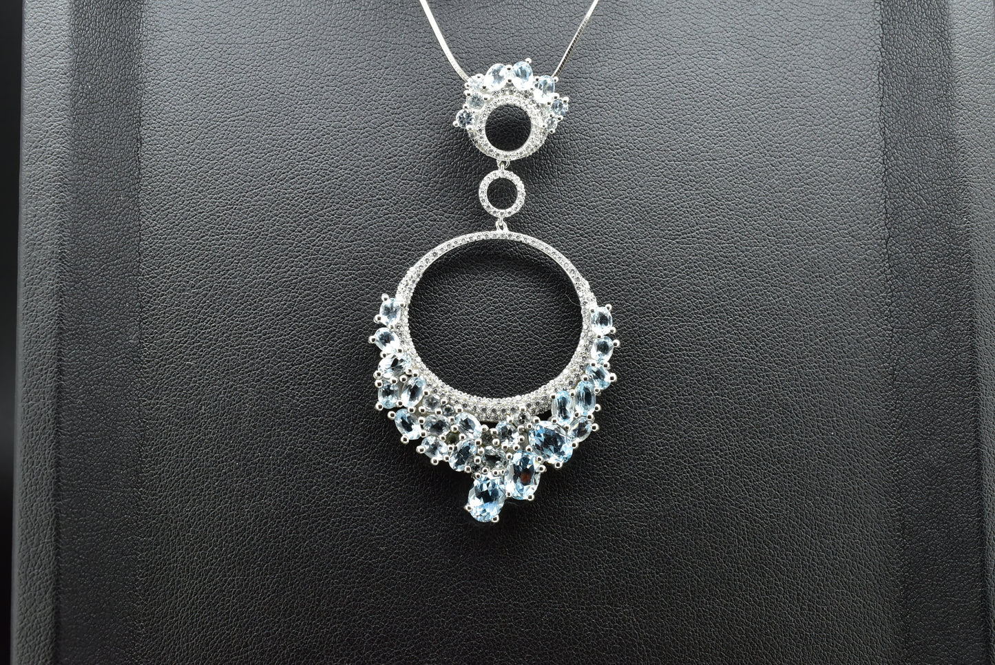 Aqua Silver Pendant