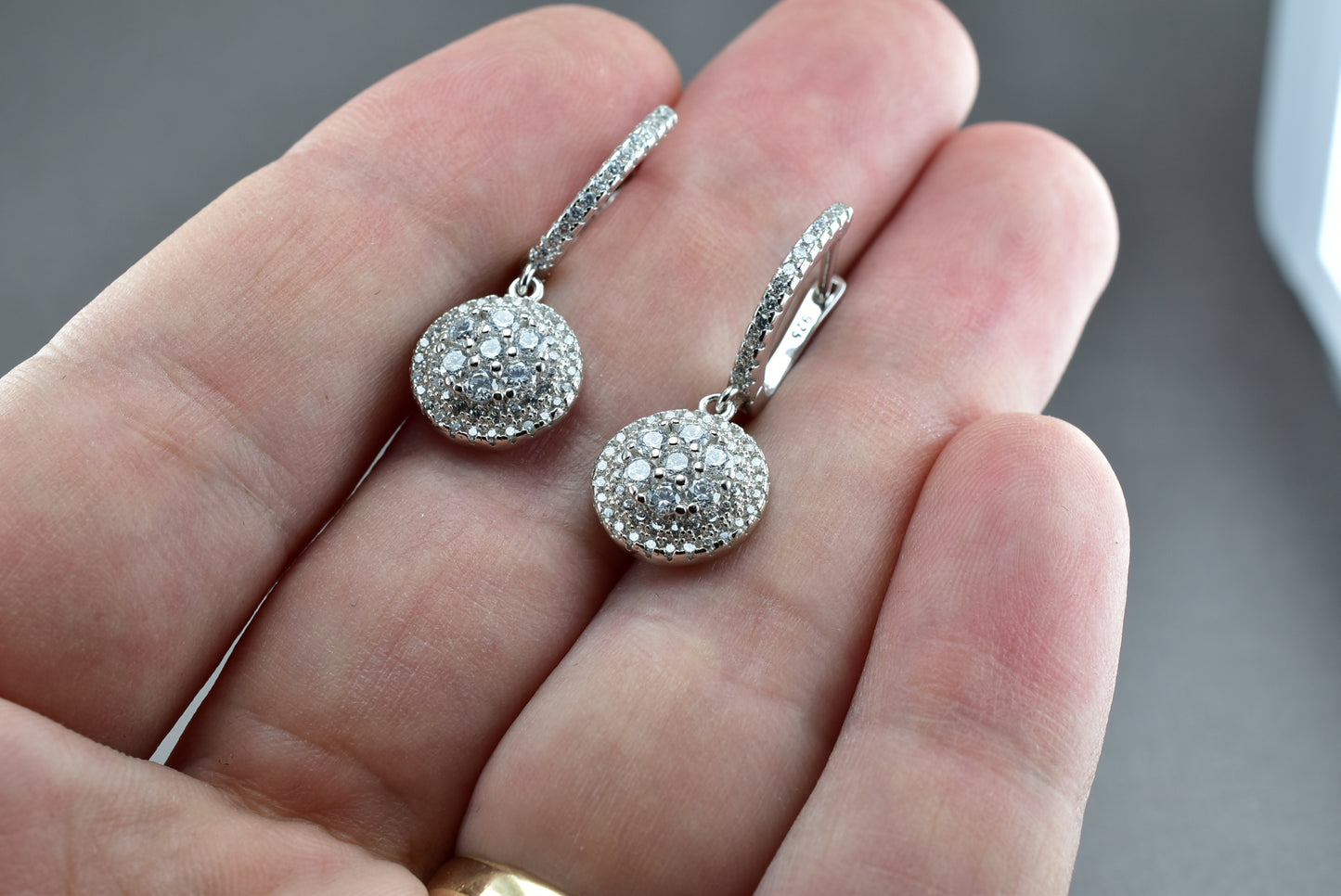 Cz Silver Earrings