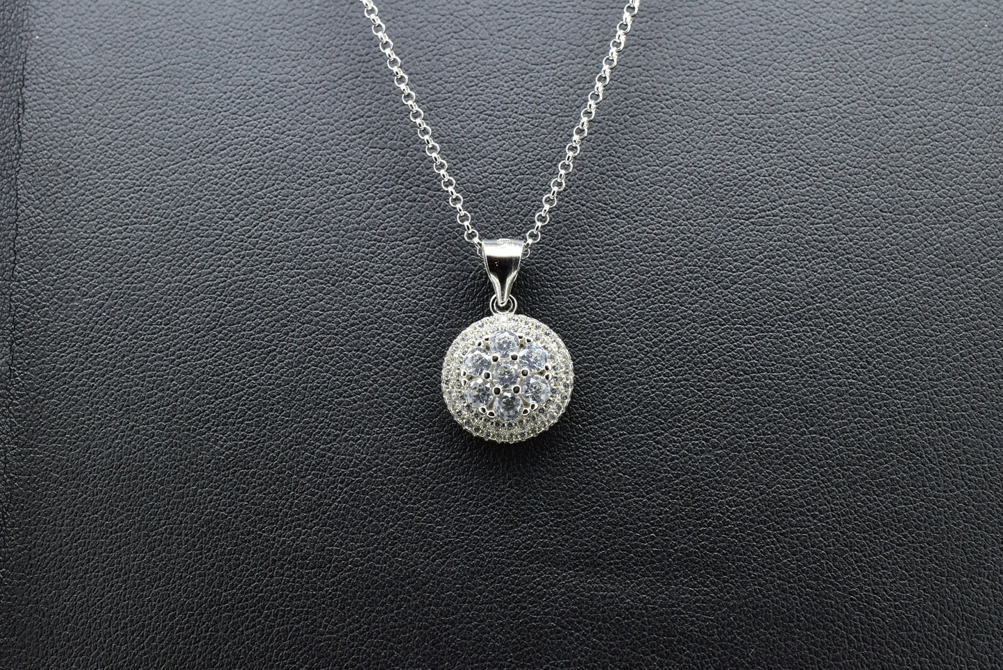 Cz Silver Pendant