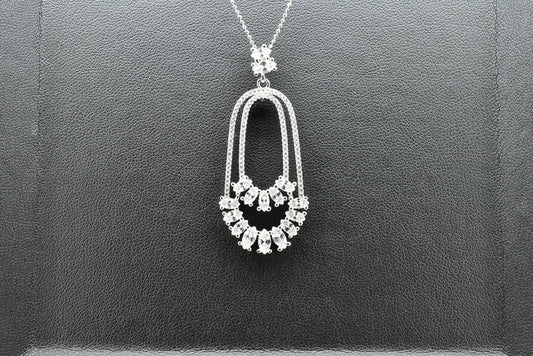 Cz Silver Pendant