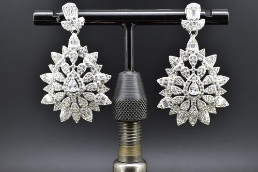 Cz Silver Earrings