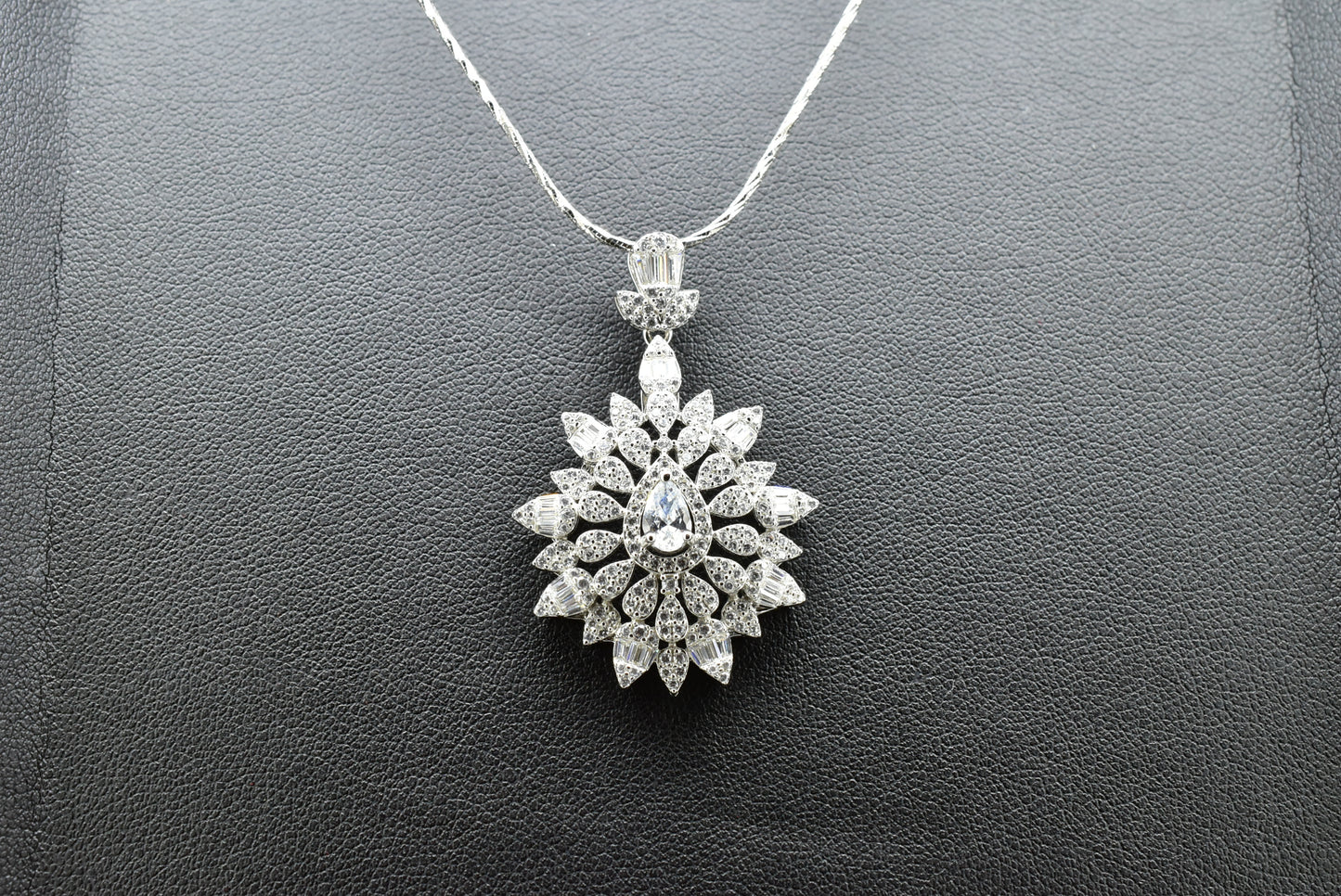 Cz Silver Pendant