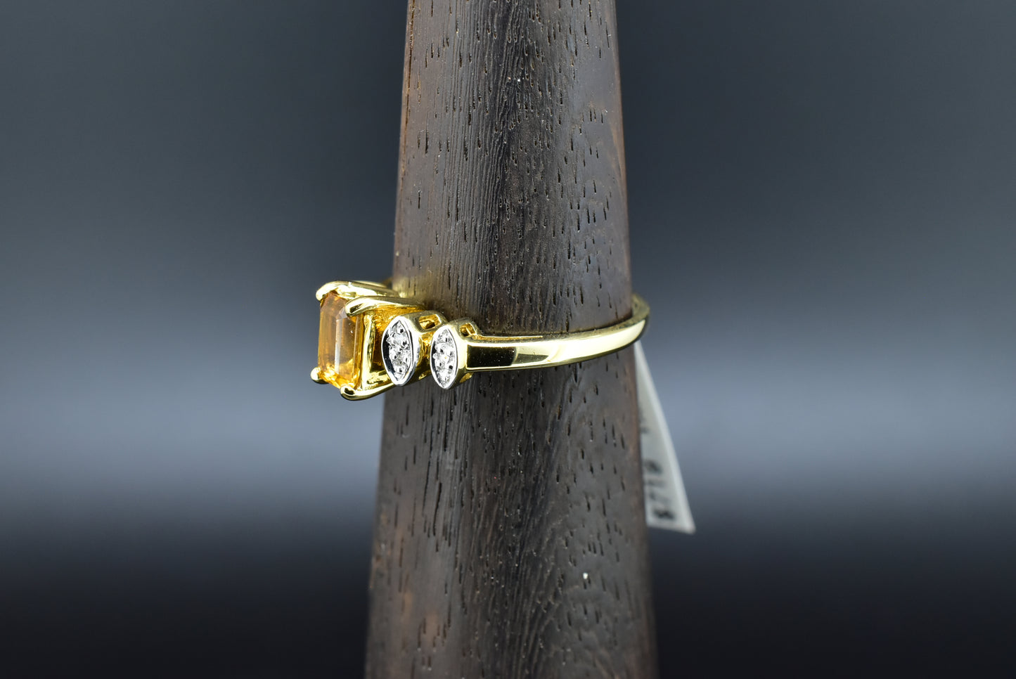 Yellow Topaz Gold ring