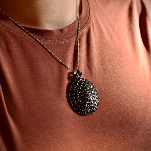 Blue Sapphire pendant/brooch
