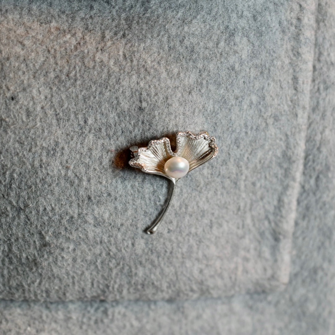Pearl brooch
